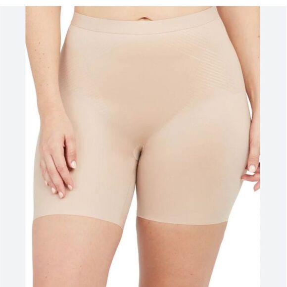 NWT Spanx Thinstincts High-Waist Mid-Thigh Short XL - Picture 1 of 7